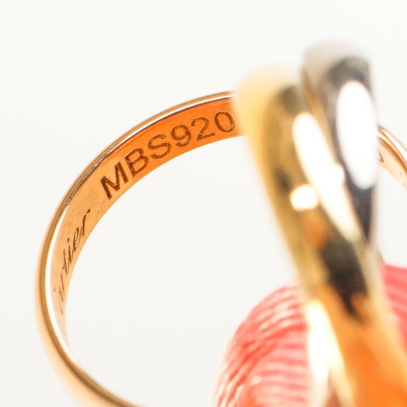 Cartier Trinity Tritone 18k Gold Pink-Cord Bracelet - Picture 6 of 8